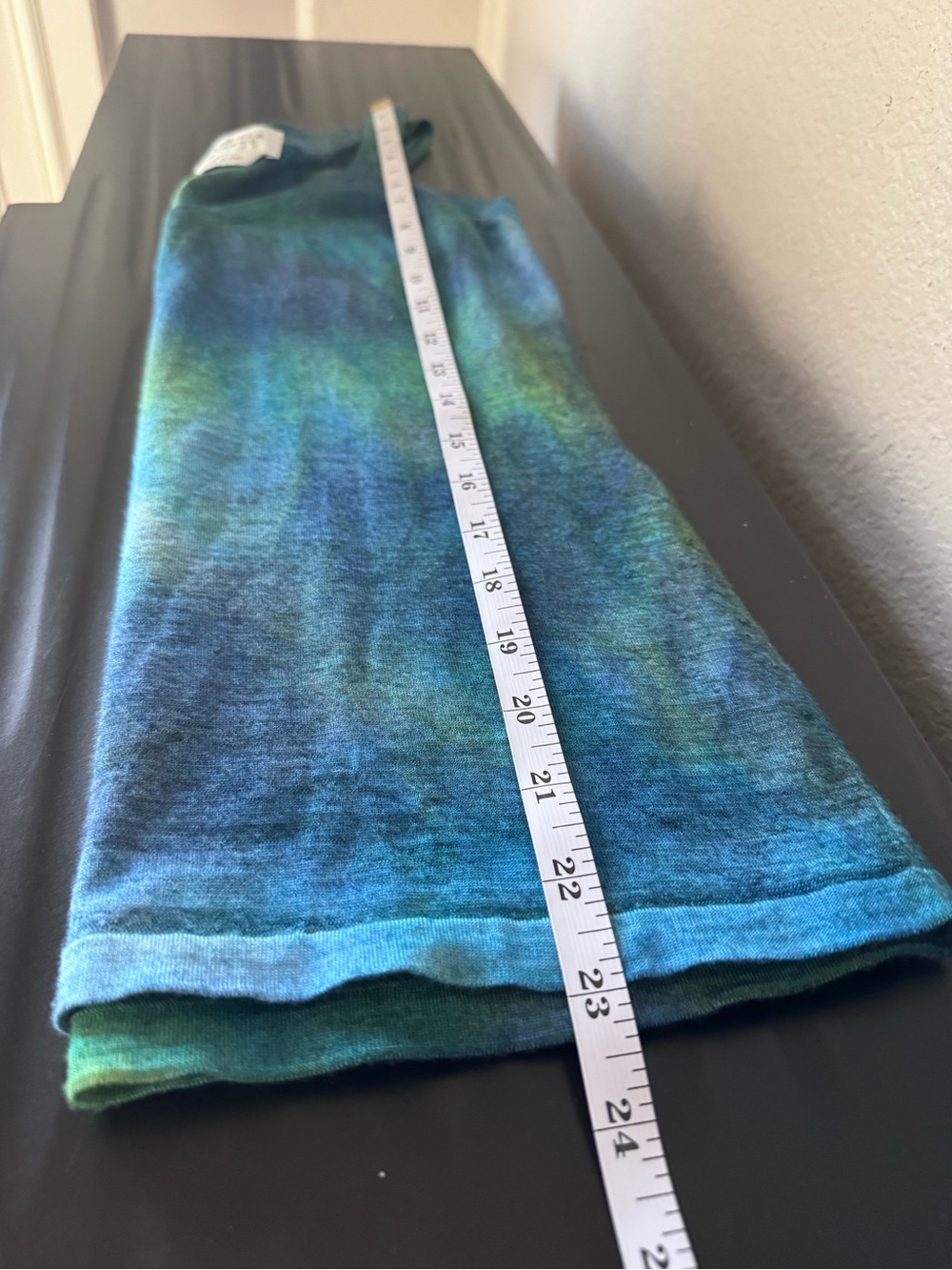 Gabriela Hearst Cashmere Silk 2 Pc Set XS/S Blue Green Tie Dye Cardigan Tank - Picture 11 of 16